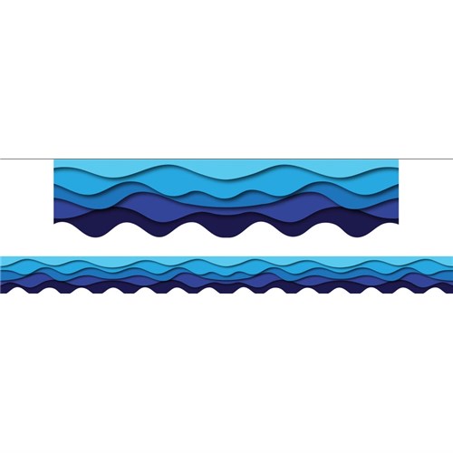 27. Ocean Waves Scalloped Border